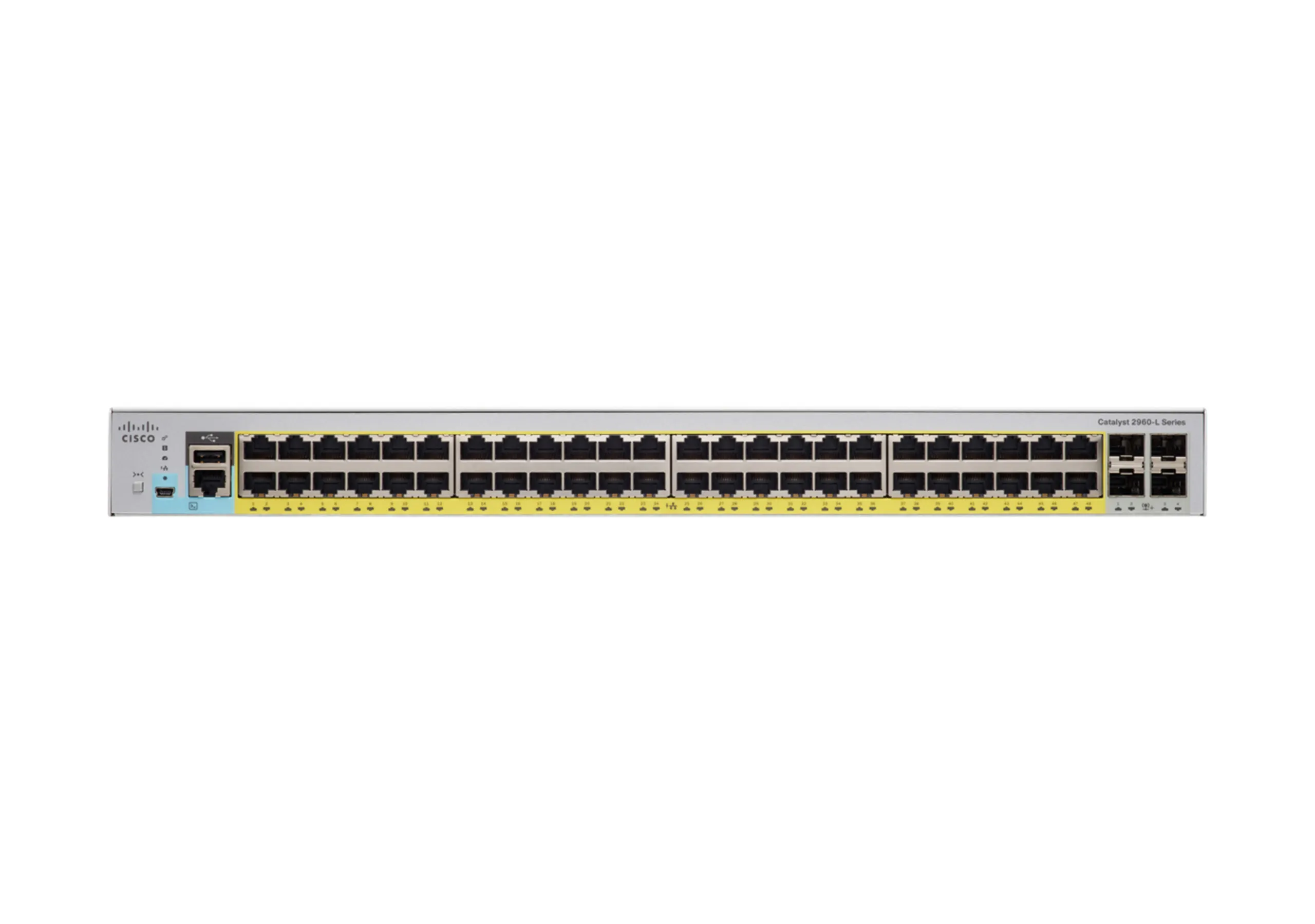 Switch/Cat2960L 48 port GigE 4x10G SFP+