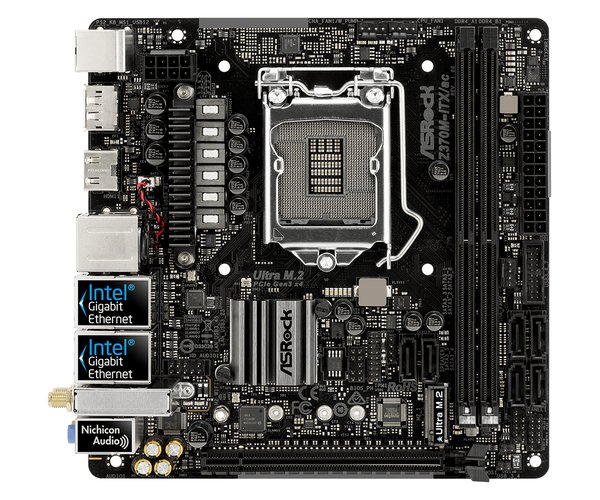 Asrock Z370M, mini-ITX motherboard