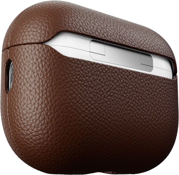 PodSkinz Artisan Series Leather Case for Airpods Pro Gen 2 Natural Brown