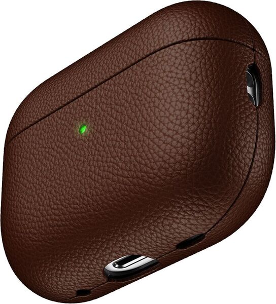 PodSkinz Artisan Series Leather Case for Airpods Pro Gen 2 Natural Brown