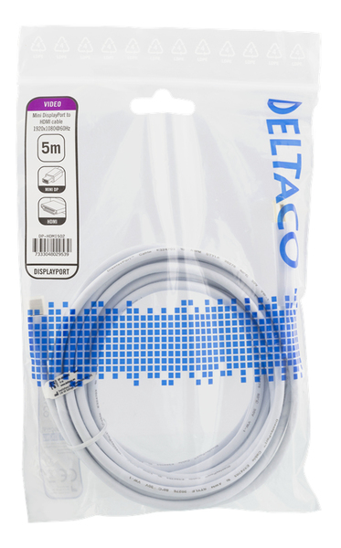 MDP till HDMI Full HD 60Hz White 5m