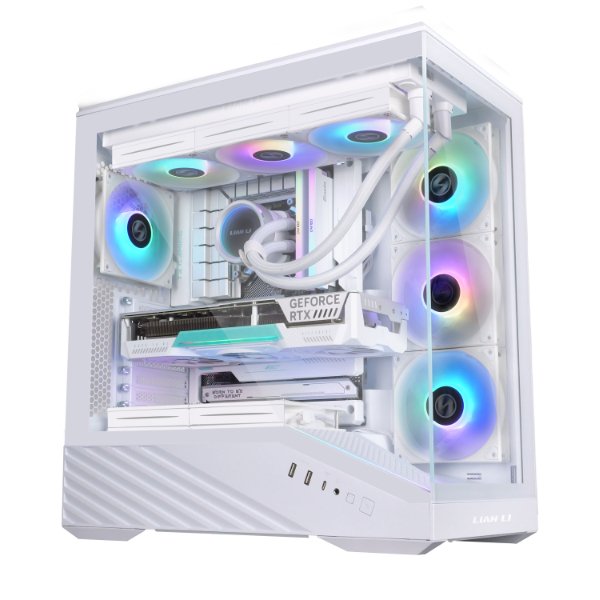 Lian Li Vector V100 RGB - mid tower with window, White