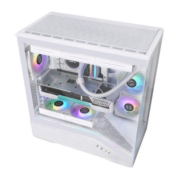 Lian Li Vector V100 RGB - mid tower with window, White