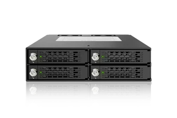 ICY DOCK ToughArmor 4 x 2.5&quot; SATA/SAS HDD/SSD Rack Key Lock