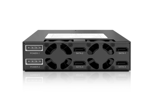 ICY DOCK ToughArmor 4 x 2.5&quot; SATA/SAS HDD/SSD Rack Key Lock