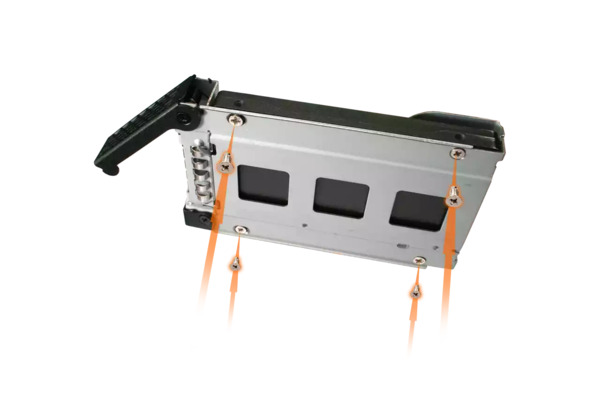 ICY DOCK ToughArmor 4 x 2.5&quot; SATA/SAS HDD/SSD Rack Key Lock