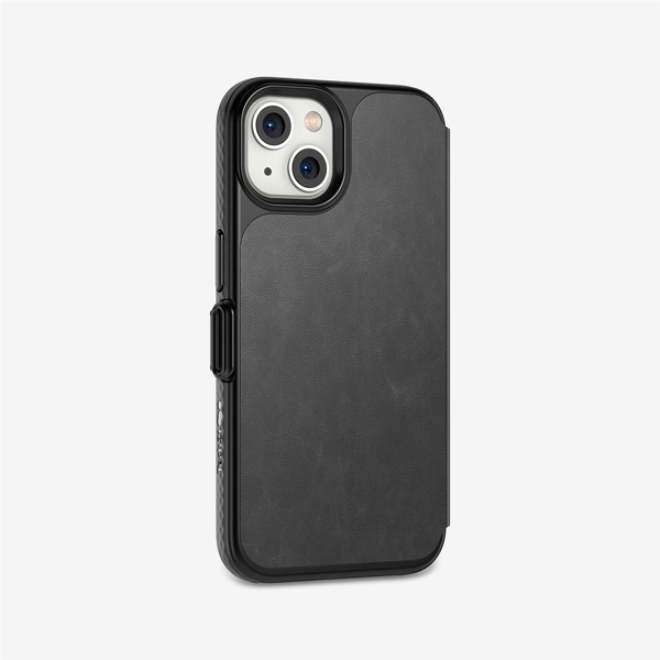 Tech21 Evo Wallet, iPhone 13 -suojakotelo, Musta