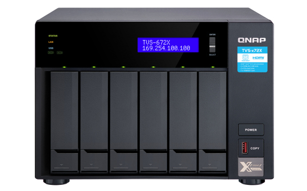 QNAP TVS-672X-i3-8G 6-Bay NAS