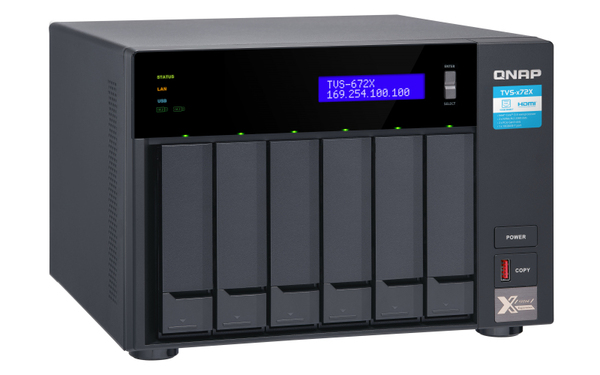 QNAP TVS-672X-i3-8G 6-Bay NAS