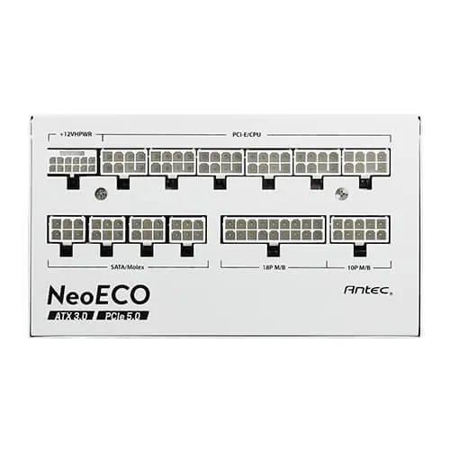 Antec NE1000G M White EC ATX3.0 -virtal&auml;hde, 80 Plus Gold