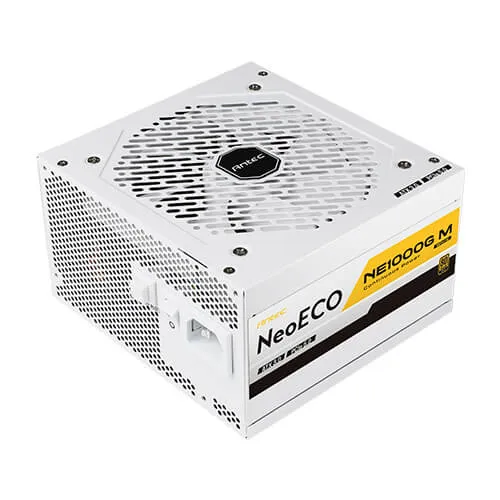 Antec NE1000G M White EC ATX3.0 -virtal&auml;hde, 80 Plus Gold