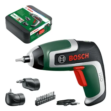 Bosch Cordless Screwdriver IXO 7 Set, 3.6V (green/black, Li-Ion battery 2.0Ah)