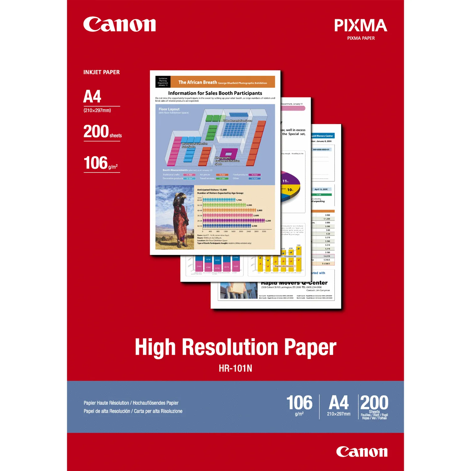 CANON HR-101N paper A4 200sheet