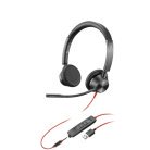 HP Poly Blackwire 3325 headset, svart