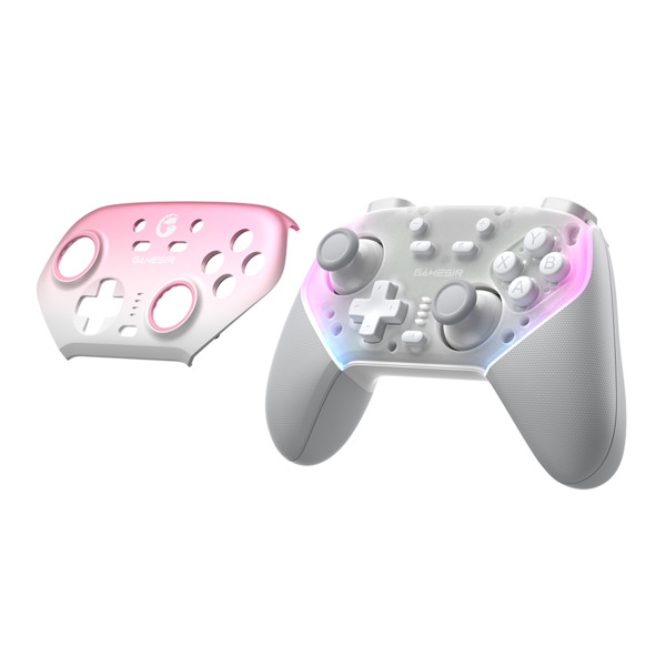 GameSir T4n Pro Multiplatform Gamepad - wireless controller, Whipped Pink (Hall-Effect Sticks)