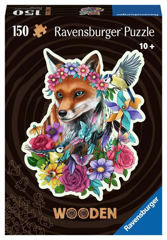 Ravensburger Wooden Puzzle Colorful Fox (150 pieces)