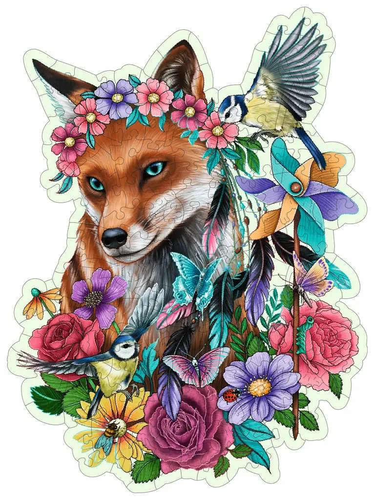 Ravensburger Wooden Puzzle Colorful Fox (150 pieces)