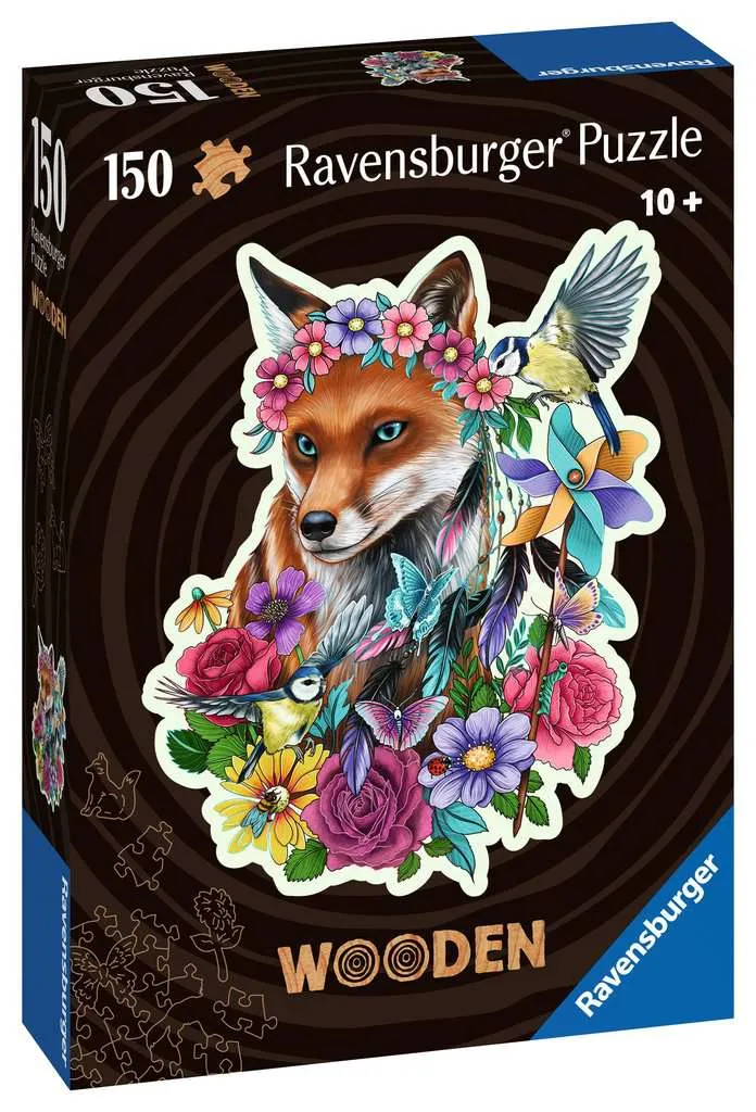 Ravensburger Wooden Puzzle Colorful Fox (150 pieces)