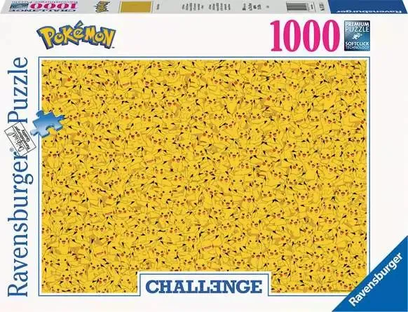 Ravensburger Challenge Pikachu - puzzle, 1000pcs.