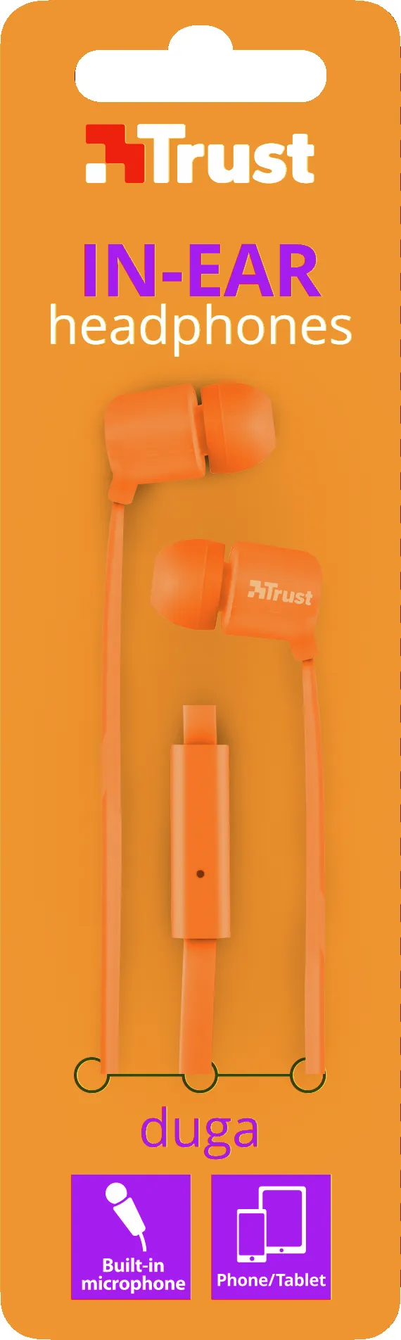 TRUST DUGA IN-EAR SUM ORA - SUMMER ORANGE