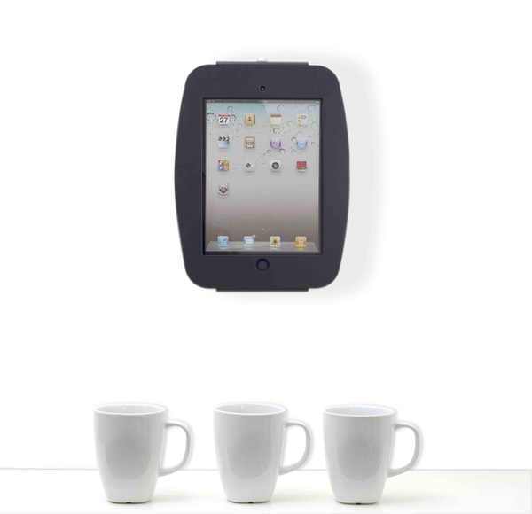 Maclocks iPad Secure Space Enclosure Wall Mount Black - Wall mount tuotteelle tabletti - lukittava - metalli - musta malleihin Apple 9.7-inch iPad Pro, iPad, iP