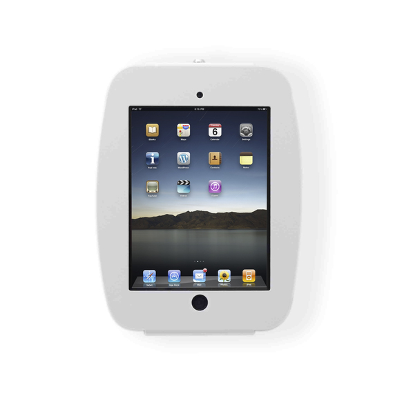 Compulocks iPad Secure Space Enclosure Wall Mount White - Asennuspakkaus (varash&auml;lyttimen kotelo) tuotteelle tabletti - alumiini - valkoinen - sein&auml;lle asennett