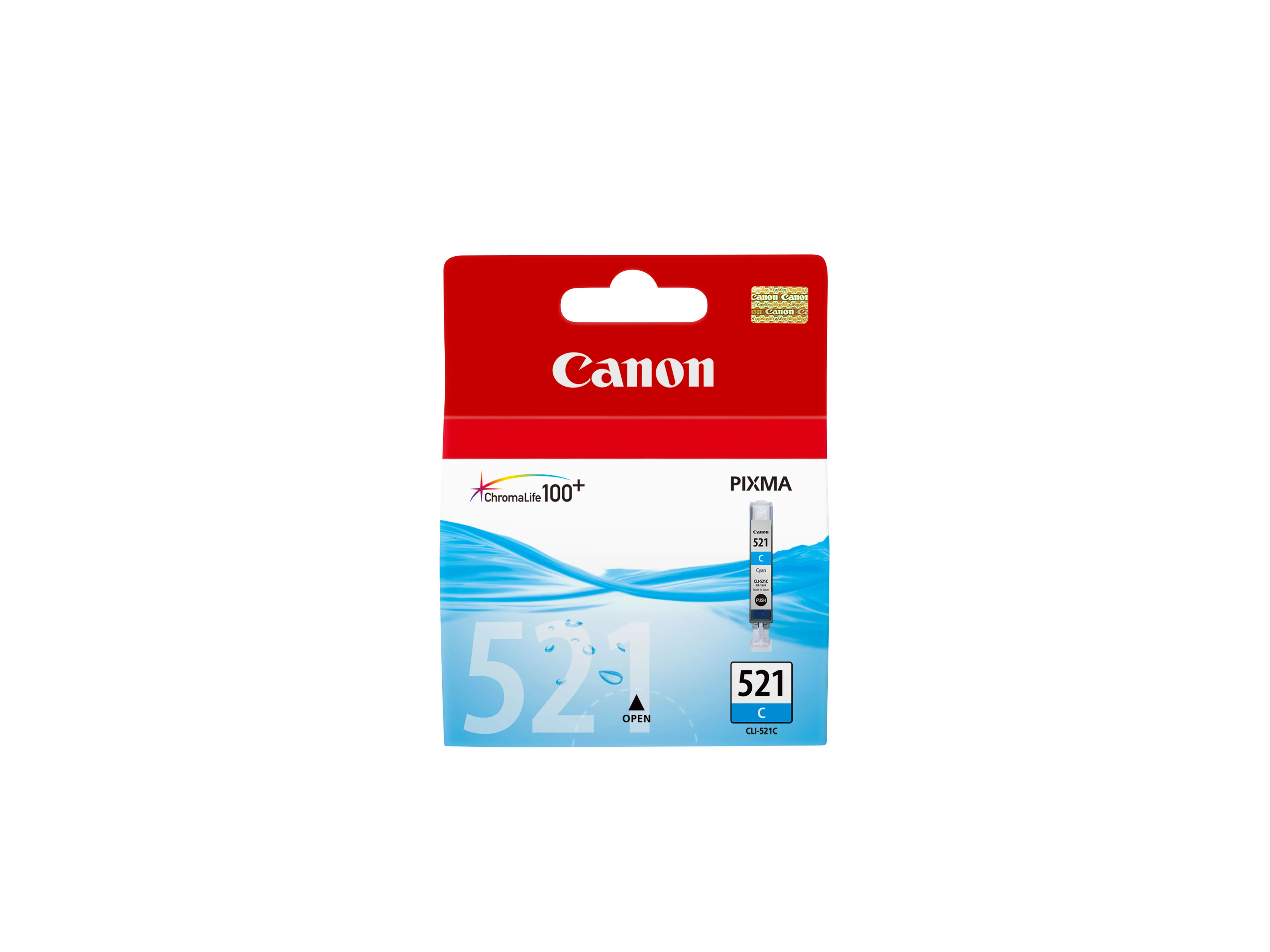 Canon CLI-521C Ink Cartridge, 9 ml, Cyan