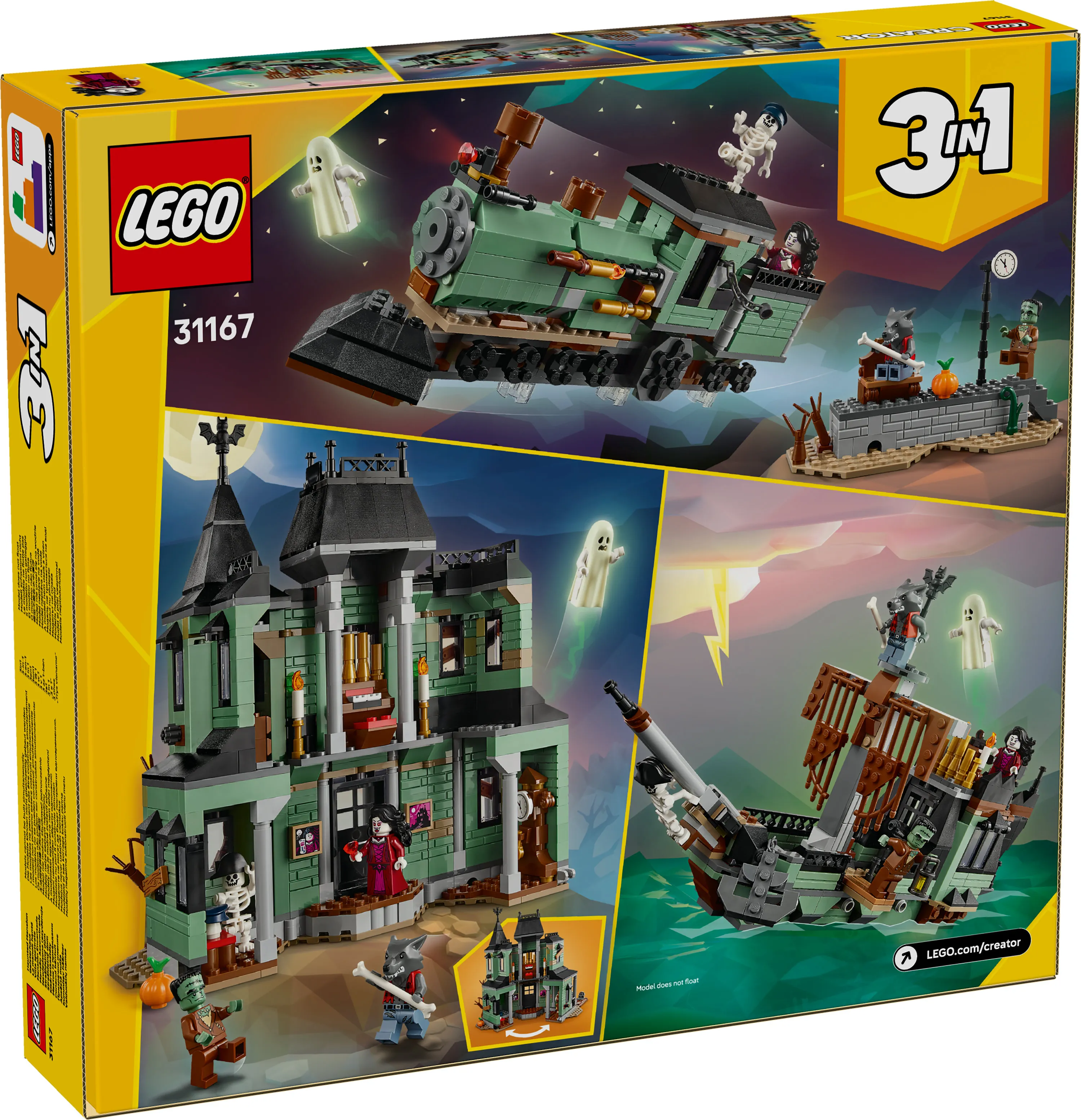 LEGO Creator 3-in-1 Haamukartano 31167