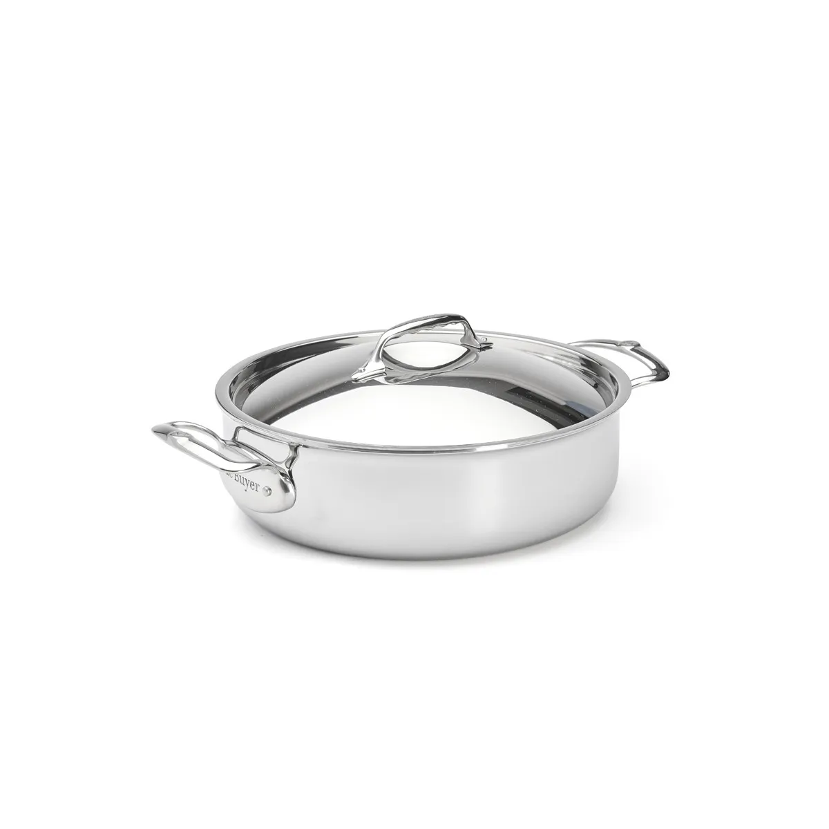 de Buyer Affinity rostfri gryta med lock 28 cm