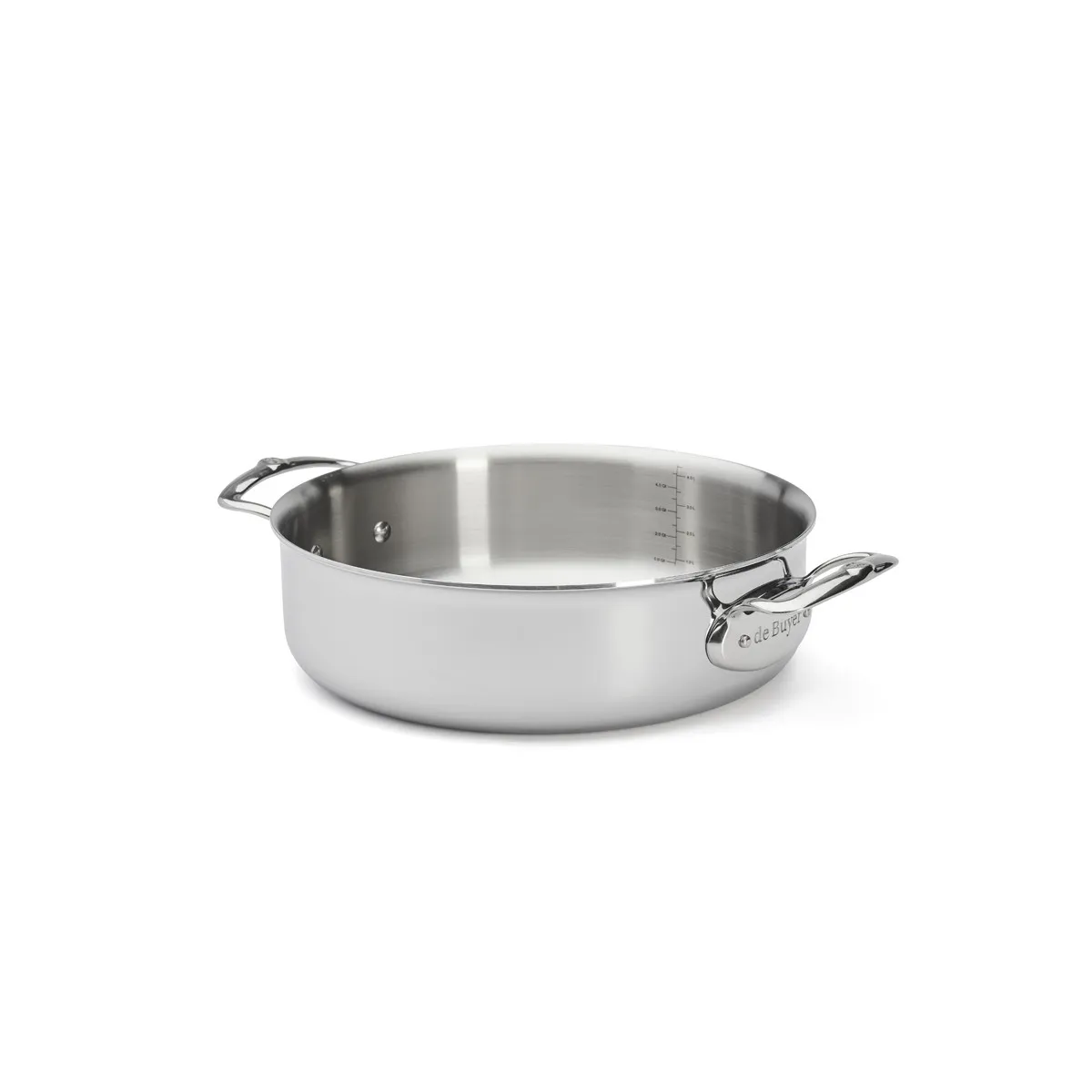 de Buyer Affinity rostfri gryta med lock 28 cm