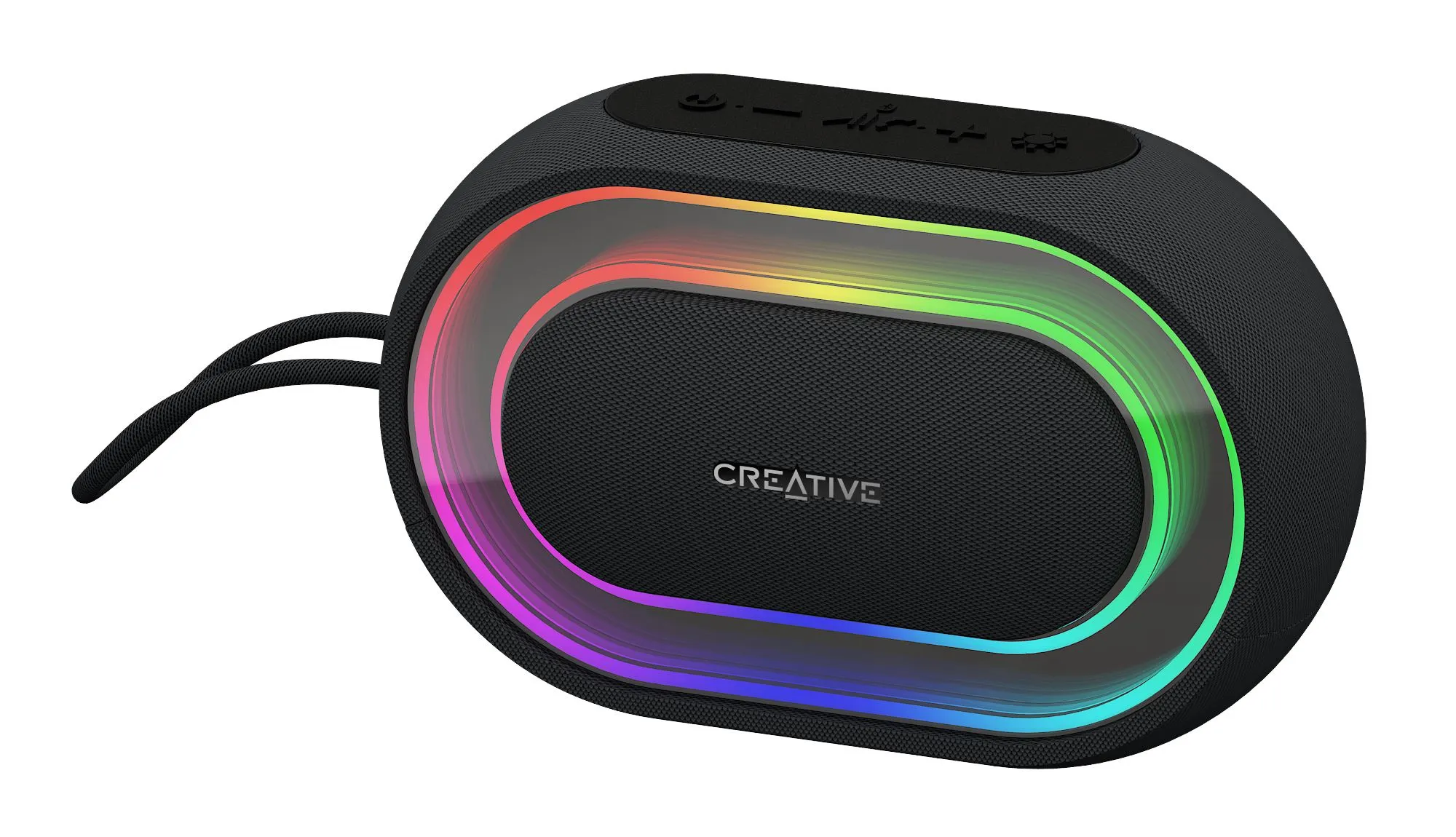 Creative Labs Halo Bluetooth Wireless Speaker, Black
