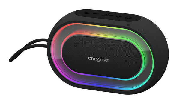 Creative Labs Halo Bluetooth Wireless Speaker, Black