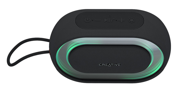 Creative Labs Halo Bluetooth Wireless Speaker, Black