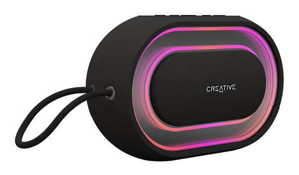 Creative Labs Halo Bluetooth Wireless Speaker, Black