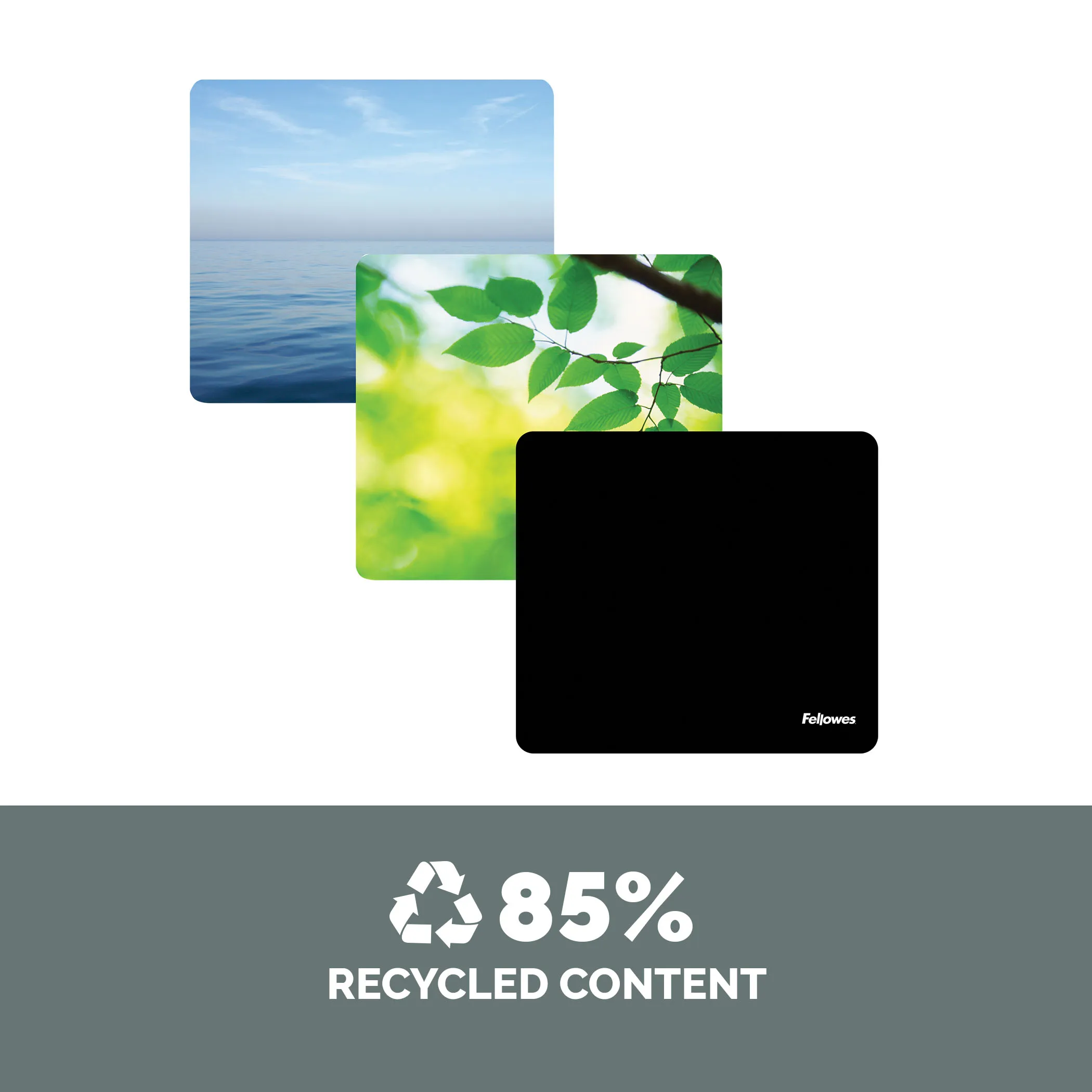 Fellowes Recycled - musmatta, 228x203 mm, Bl&aring;