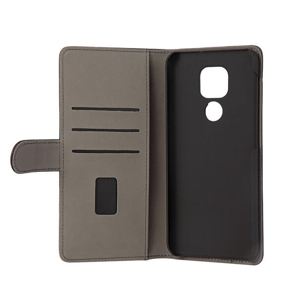 GEAR Wallet, Moto G9 Play -lompakkokotelo, Musta