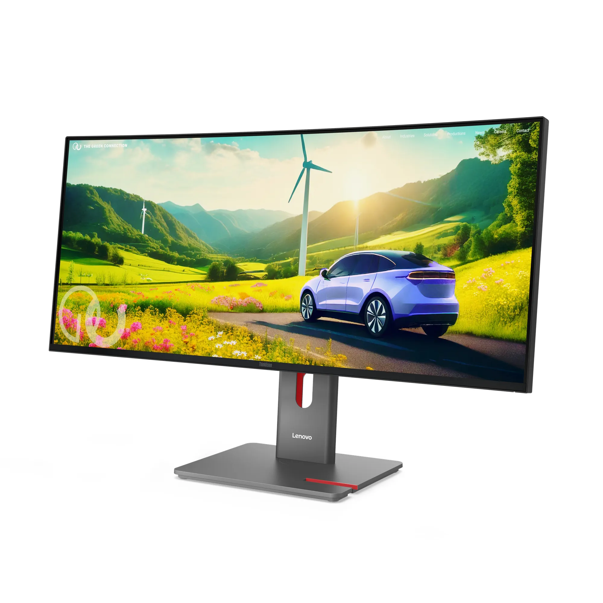 Lenovo 34" ThinkVision P34WD-40 UWQHD, IPS - curved skärm