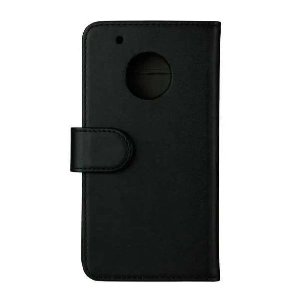 GEAR Wallet, Moto G5 Plus -lompakkokotelo, Musta