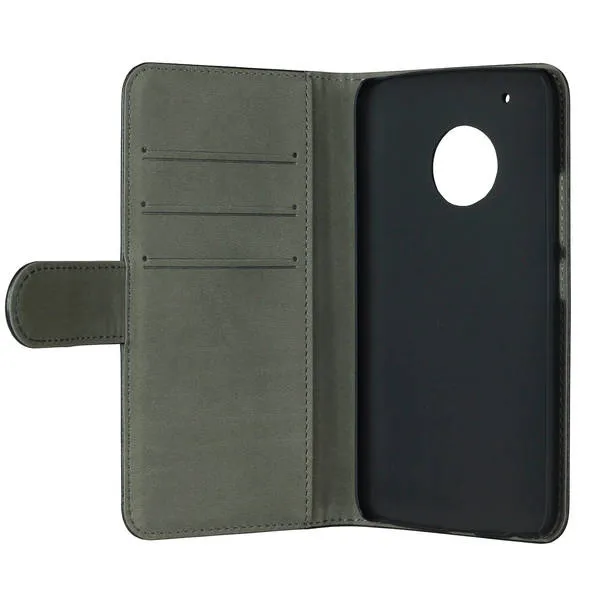 GEAR Wallet, Moto G5 Plus -lompakkokotelo, Musta