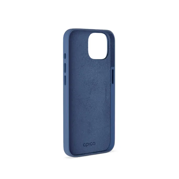 Epico Mag+ Leather Case, iPhone 15 Plus -suojakuori, Sininen