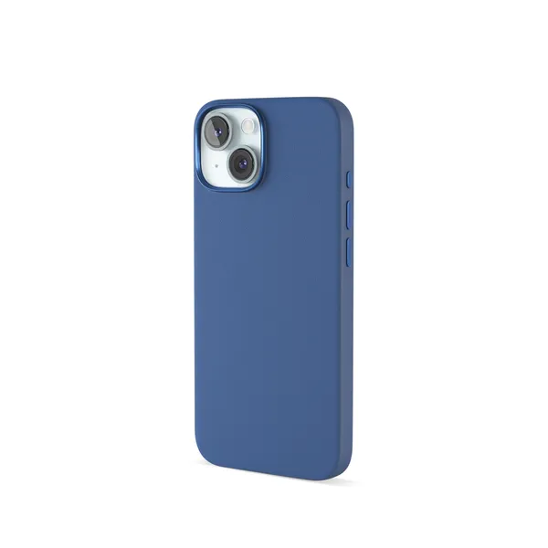Epico Mag+ Leather Case, iPhone 15 Plus -suojakuori, Sininen