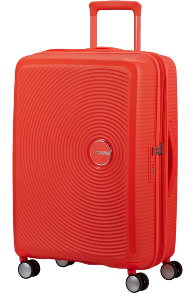 American Tourister Soundbox 67 cm Medium Expandable Polypropylene Luggage, Neon Orange