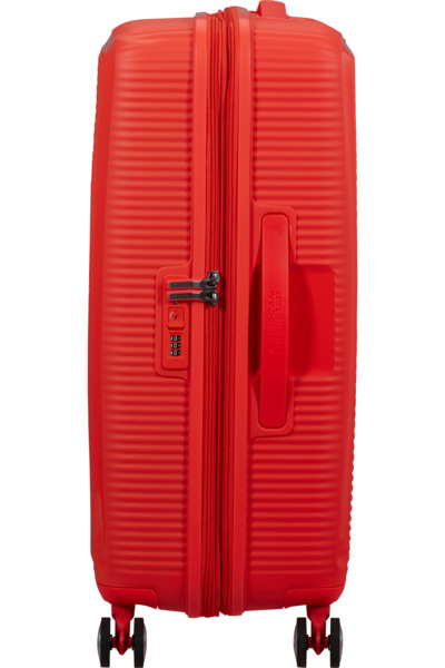 American Tourister Soundbox 67 cm Medium Expandable Polypropylene Luggage, Neon Orange