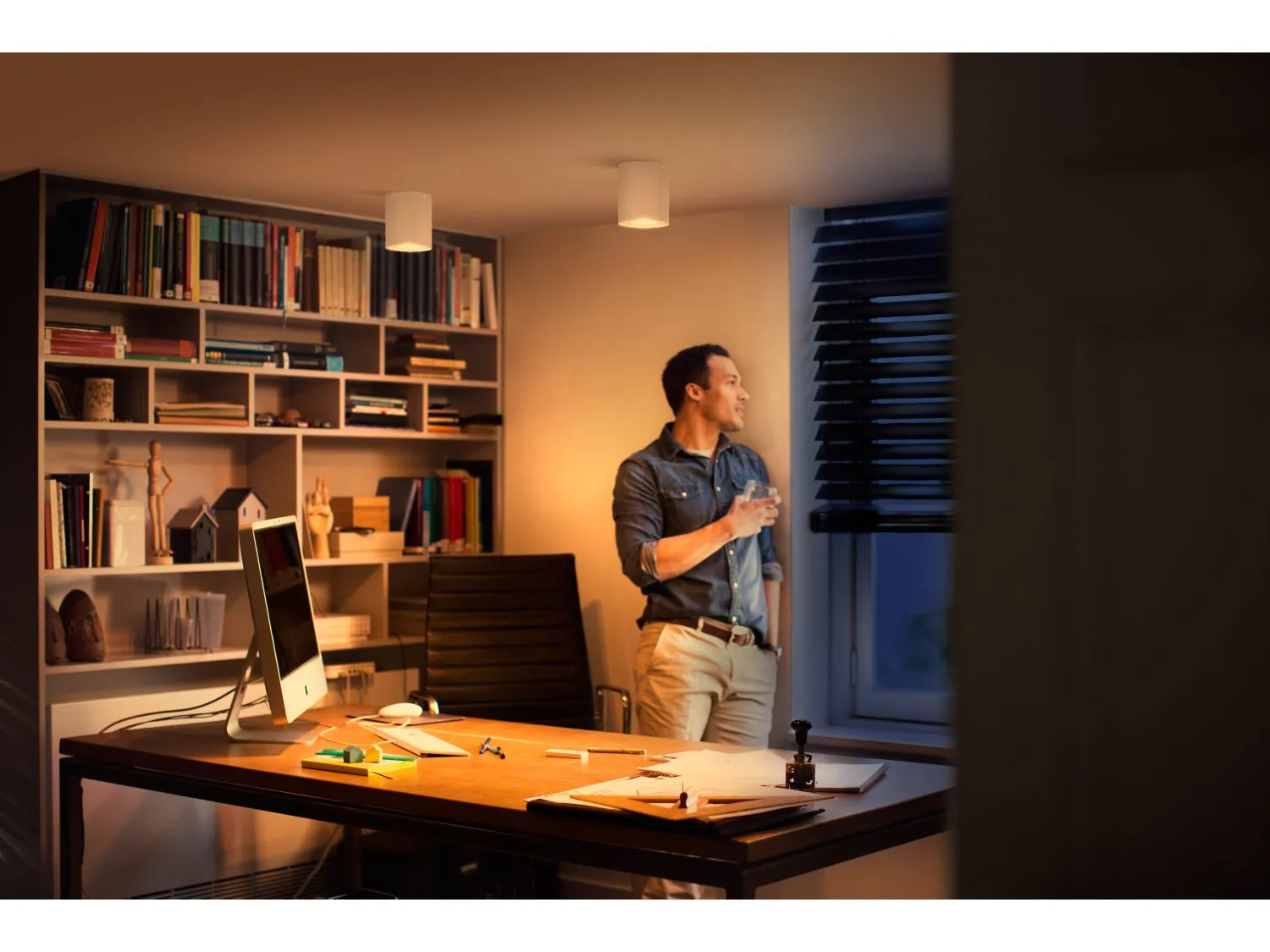 PHILIPS PILLAR HUE EXT. SPOT SINGLE SPOT WHITE 1