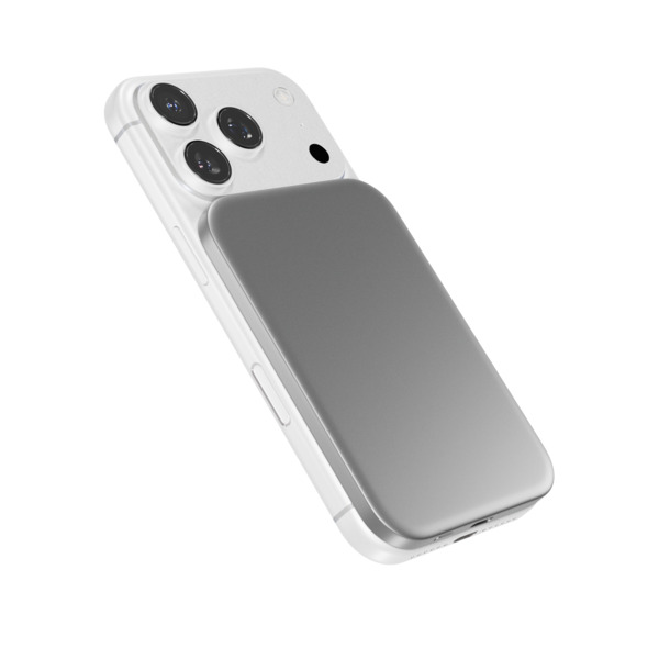 Epico UltraPack Slim 3000mAh Alu Mag+ Wireless Power Bank EM31b - silver