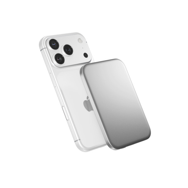 Epico UltraPack Slim 3000mAh Alu Mag+ Wireless Power Bank EM31b - silver