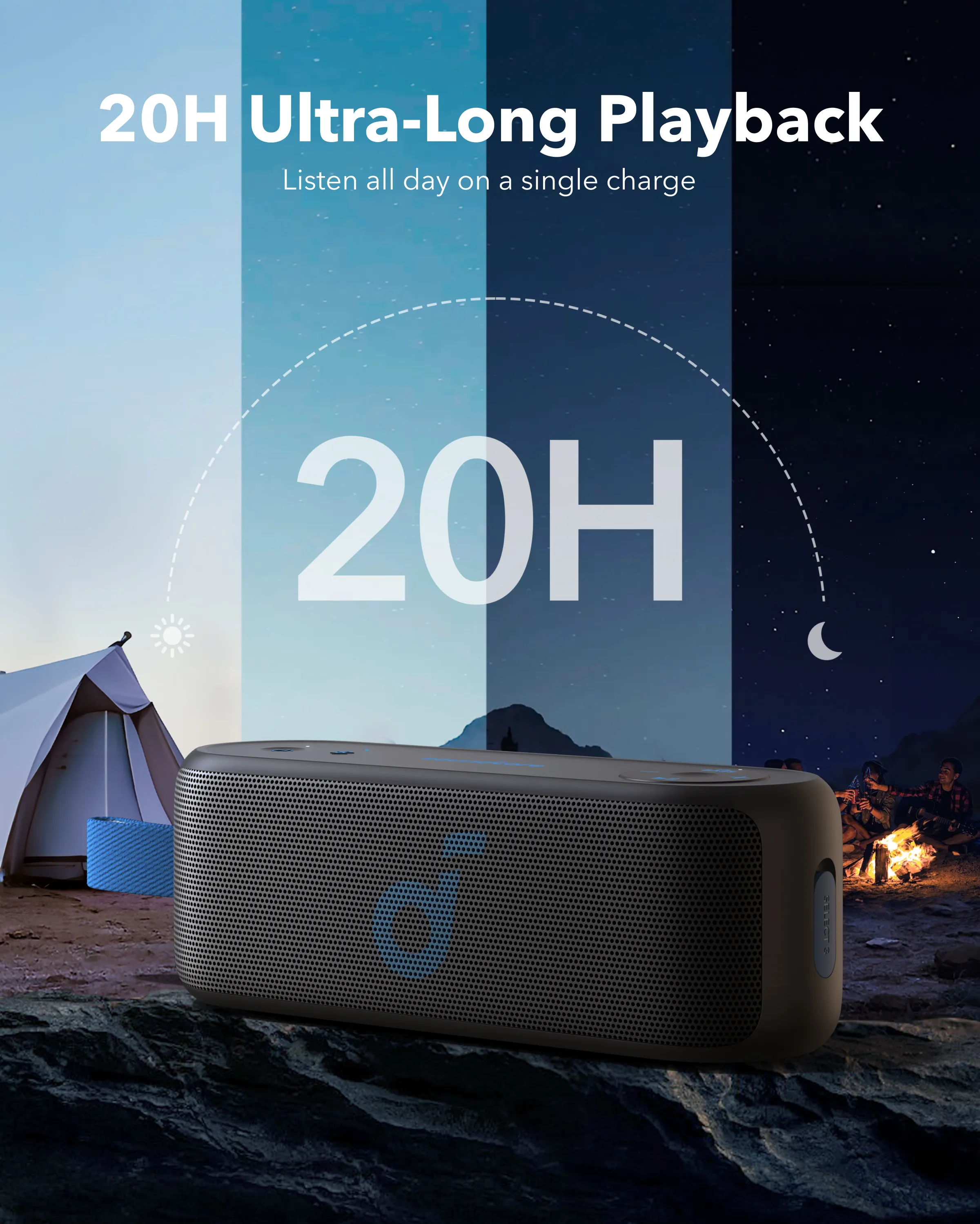 Anker Soundcore Select 3 - portable wireless speaker, Black