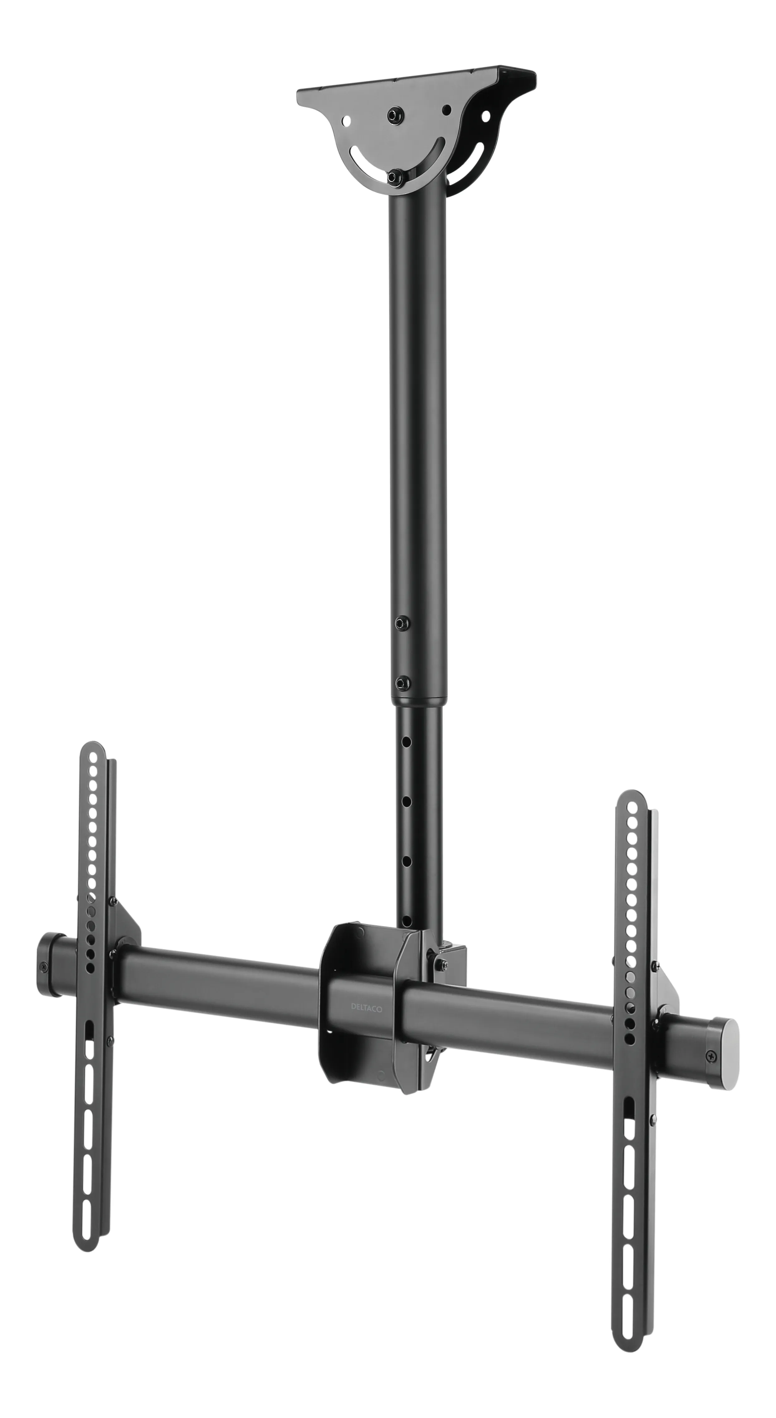 DELTACO Office Telescopic Single TV Ceiling, 560mm-910mm,50kg,37&quot;-70&quot;