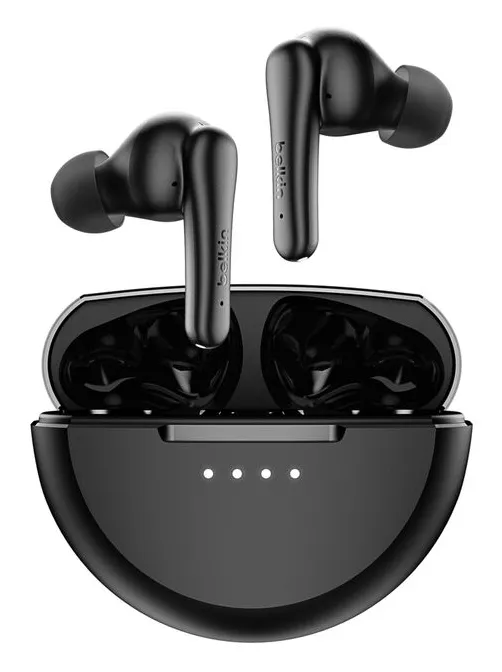 Belkin SoundForm Rhythm ANC trådlösa in-ear hörlurar, svart