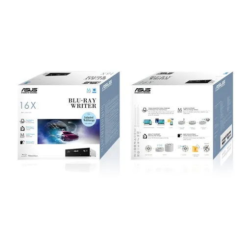Asus Internal Blu-Ray Writer Black, bulk, x16
